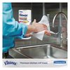 Kleenex Kleenex Perforated Roll Paper Towels, 1 Ply, 70 Sheets, White, 24 PK 13964